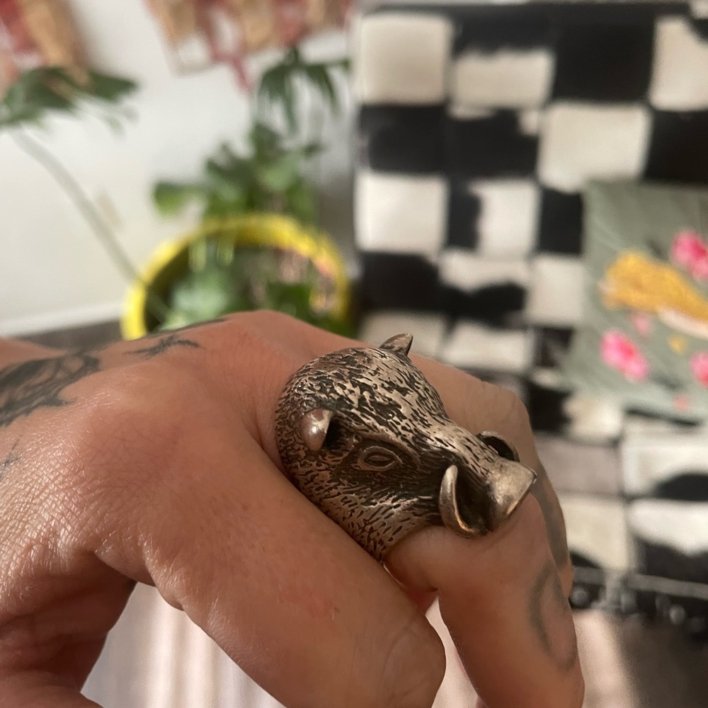The Great Frog Wild Boar Ring